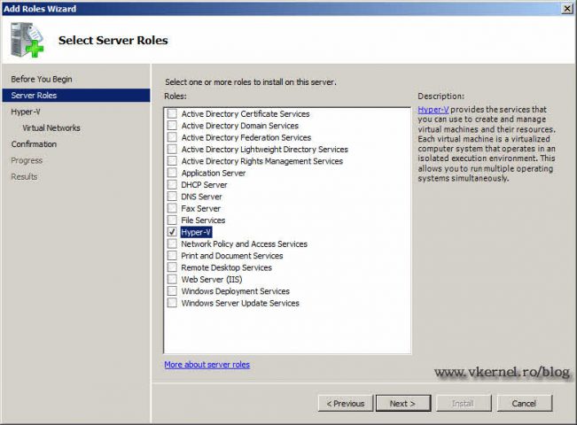 Windows server 2008 r2 hyper v установка и настройка