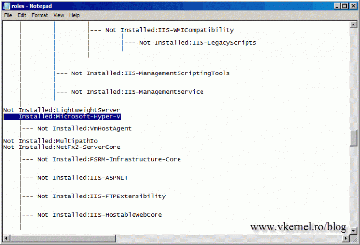 Installing Server Roles On Windows 2008 R2 Server Core Adrian Costea 4958