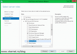 Настройка nfs windows server 2012 r2